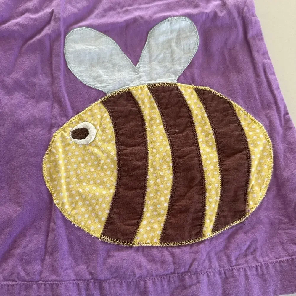 Baby Boden Bee Appliqué Pinafore Dress 2-3 Years Dress only